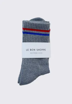 Boyfriend Mens Socks - True Grey