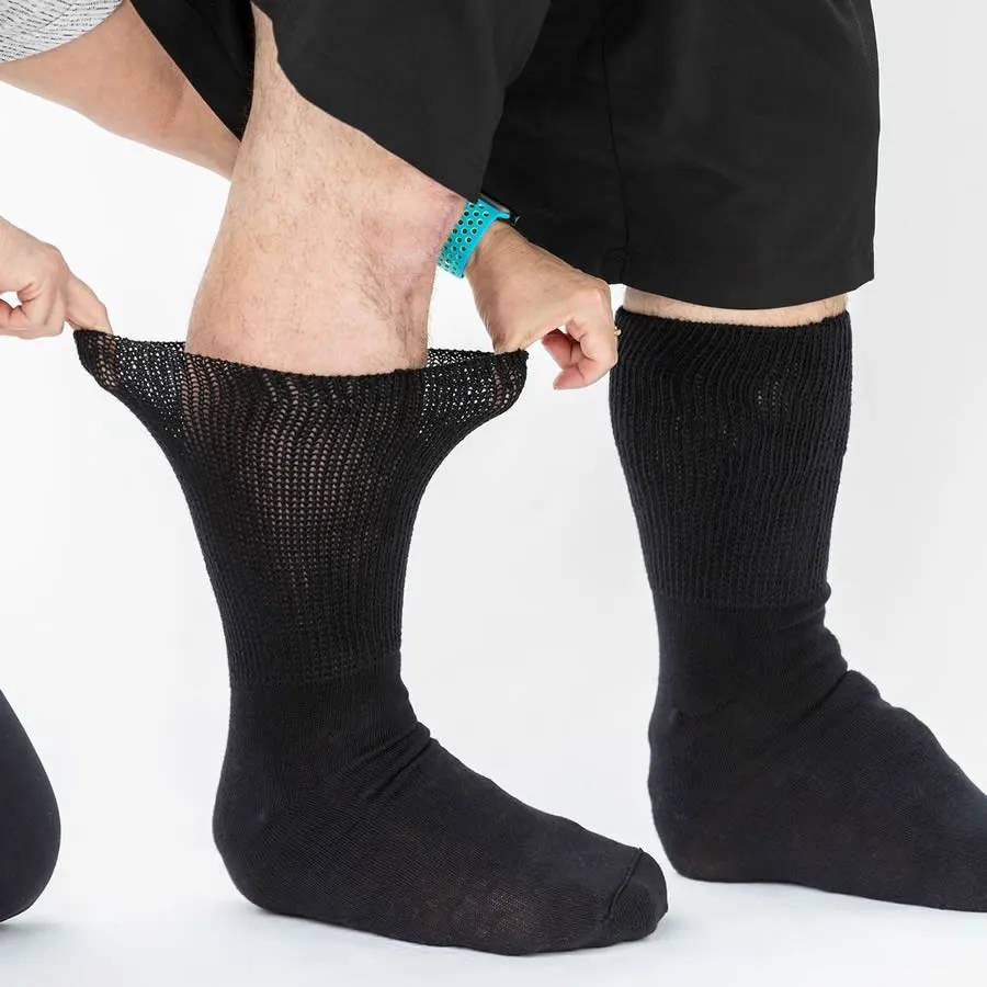 2 Pack - Beyond Extra Wide Bariatric Socks