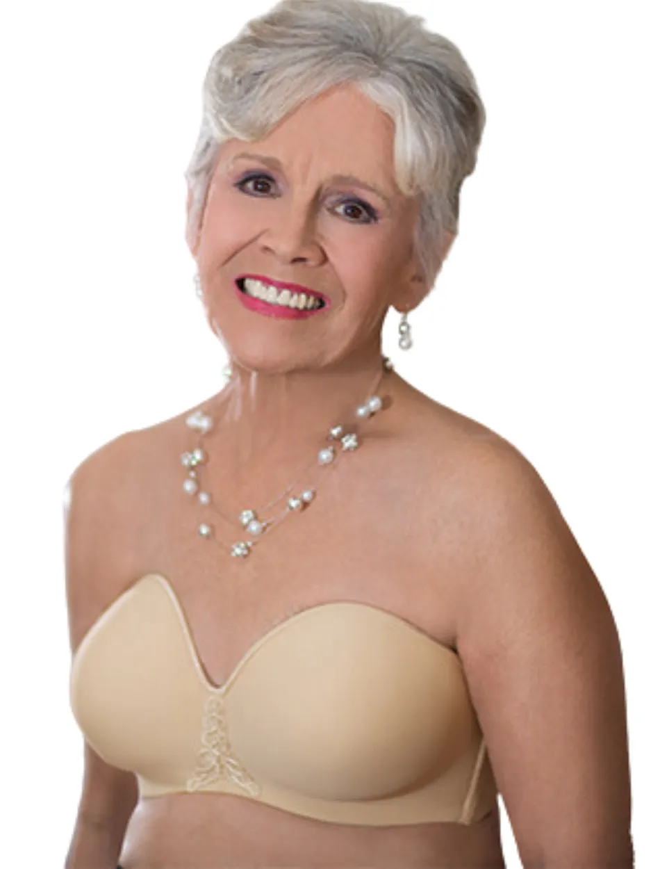 ABC American Breast Care Strapless Mastectomy Bra, Beige | Beige Strapless Mastectomy Bra ABC | Mastectomy American Breast Care Strapless Bra