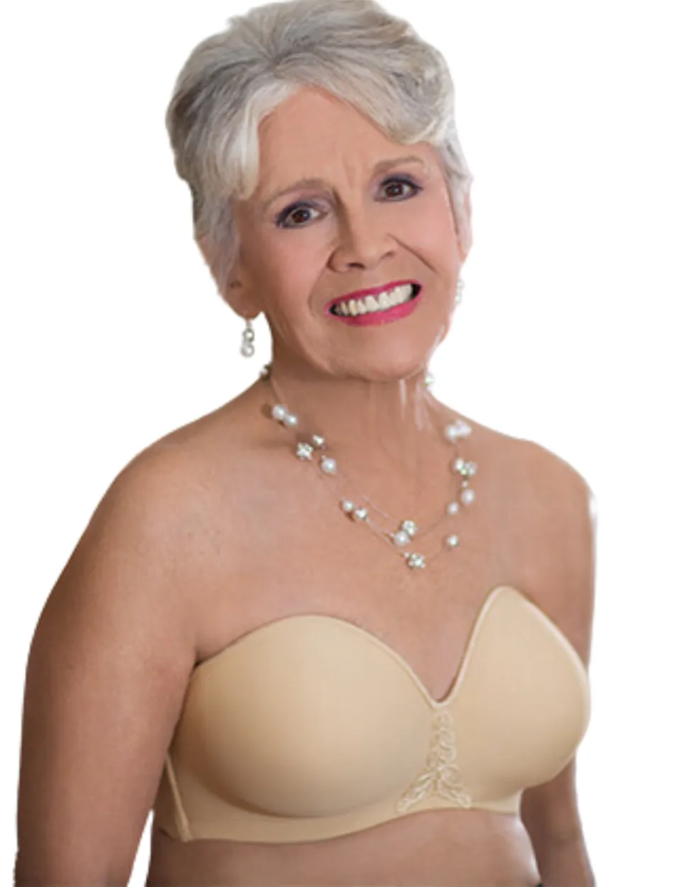 ABC American Breast Care Strapless Mastectomy Bra, Beige | Beige Strapless Mastectomy Bra ABC | Mastectomy American Breast Care Strapless Bra