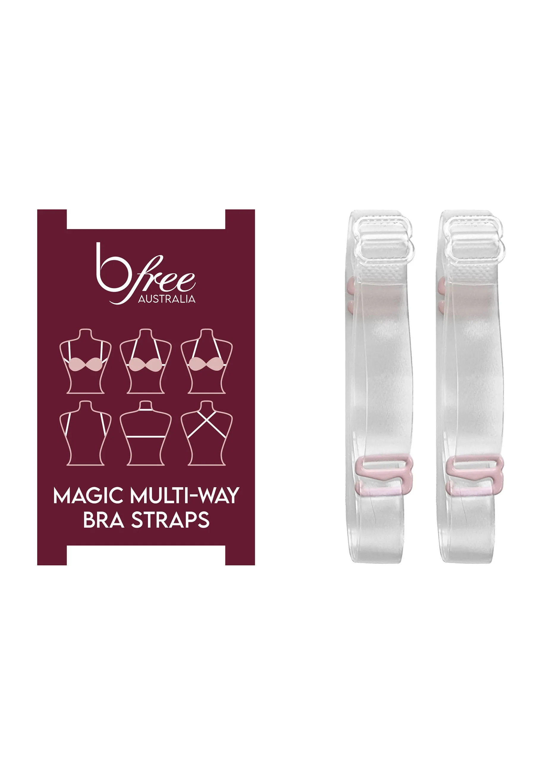 Adhesive Padded Sticky Bra with Straps