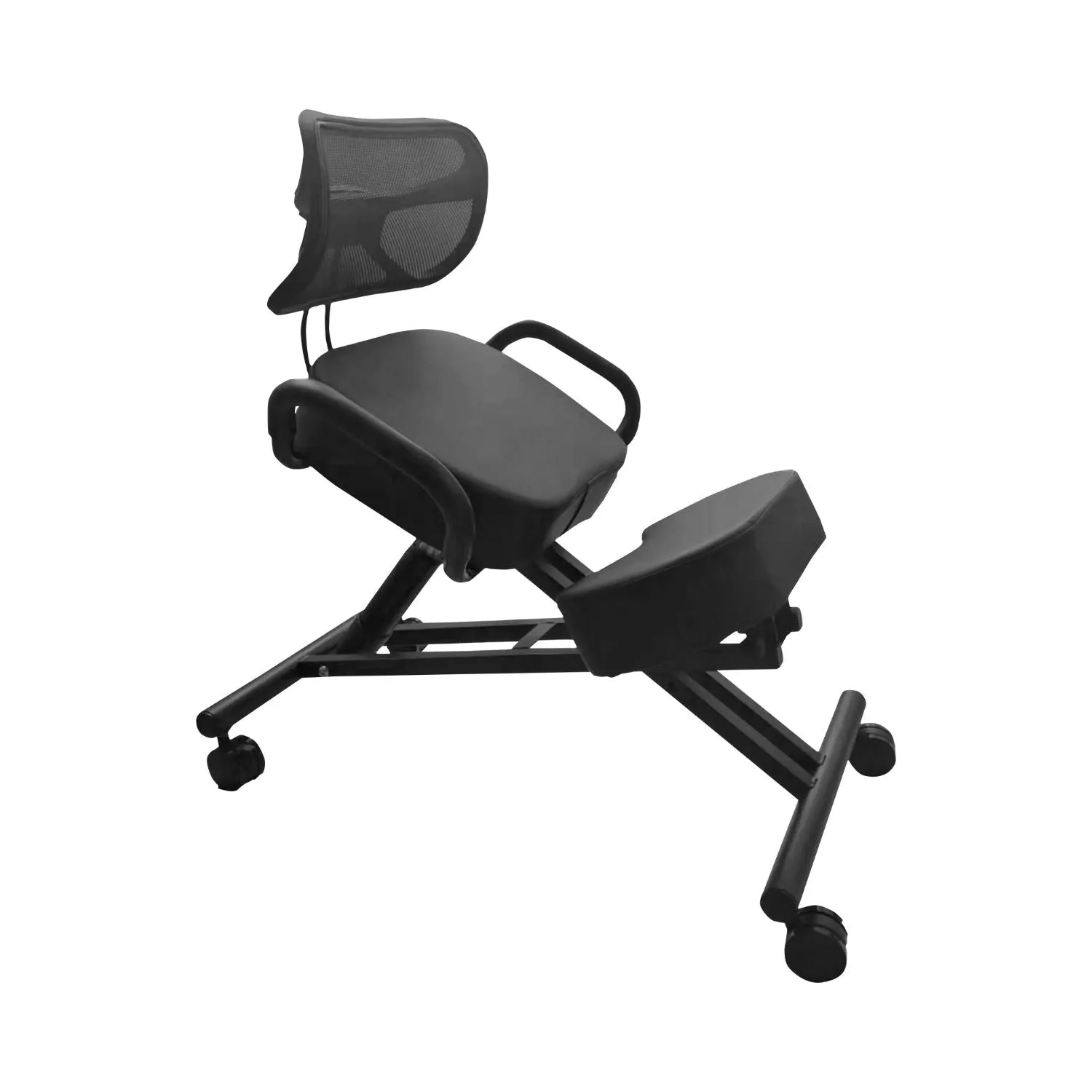 Adjustable Ergonomic Kneeling Chair with Brake Wheels - EKKIO