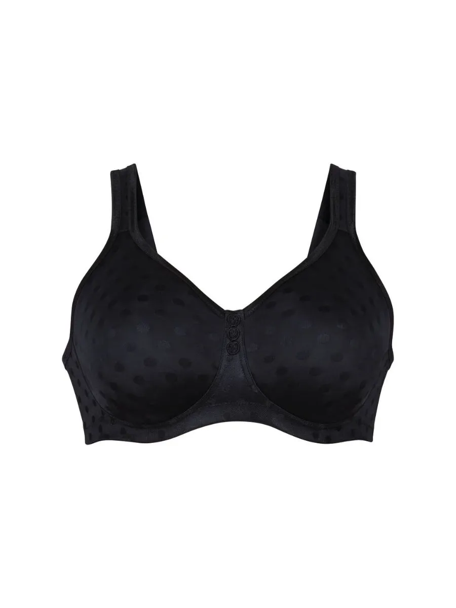 Airita Moulded Comfort Bra - Black