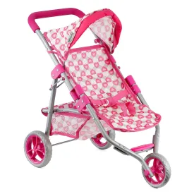 Baby Doll Pink Foldable Jogger Stroller