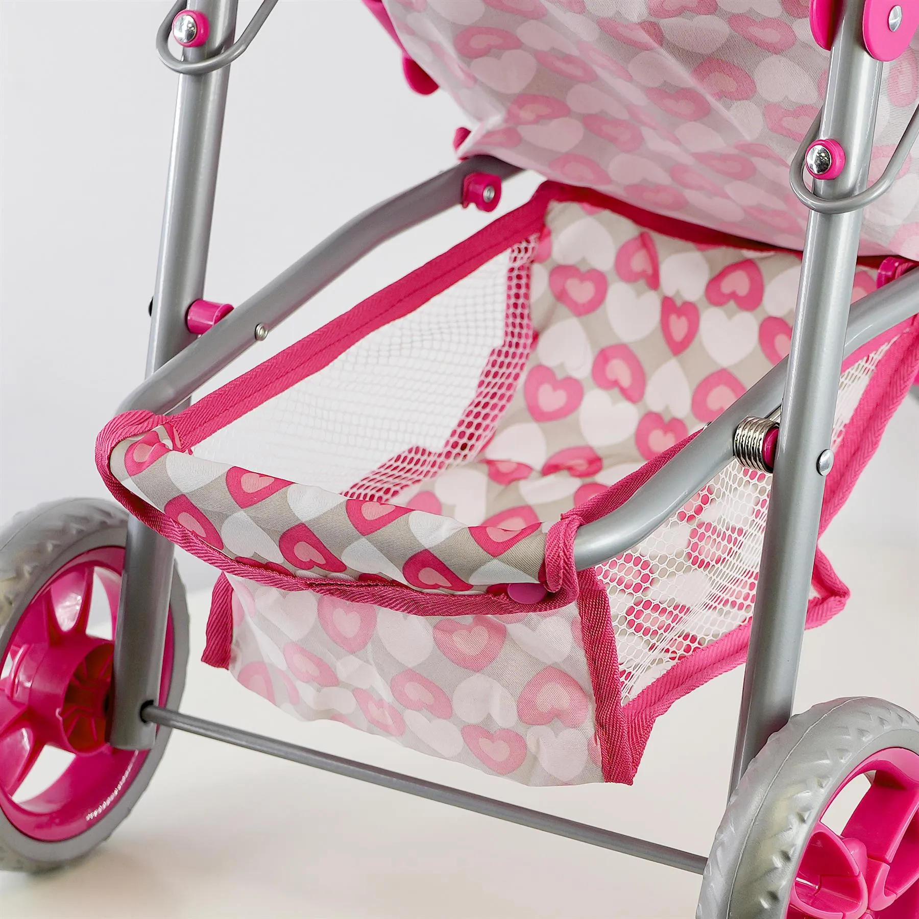 Baby Doll Pink Foldable Jogger Stroller