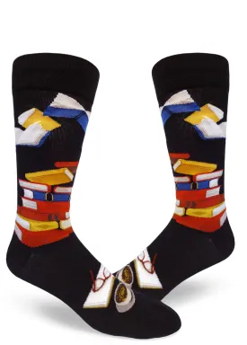 Bibliophile Men's Crew Socks