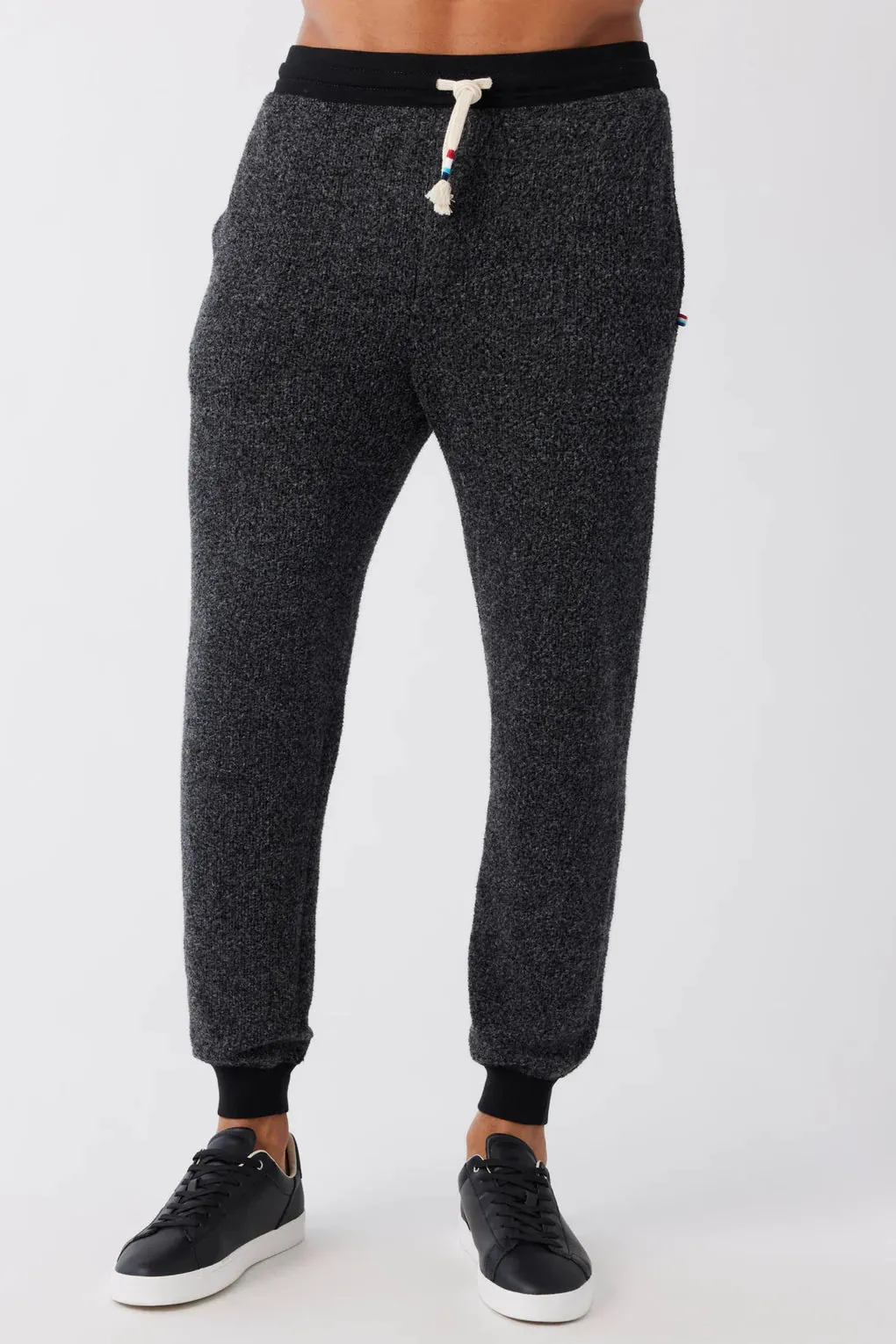 Black Boucle Jogger