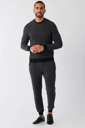 Black Boucle Jogger