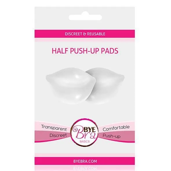 Bye Bra - Discreet and Reusable Half Push-Up Pads (Clear)