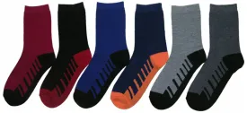 children's ankle socks - two-tone stripes prints - sizes 4-6 Case of 360