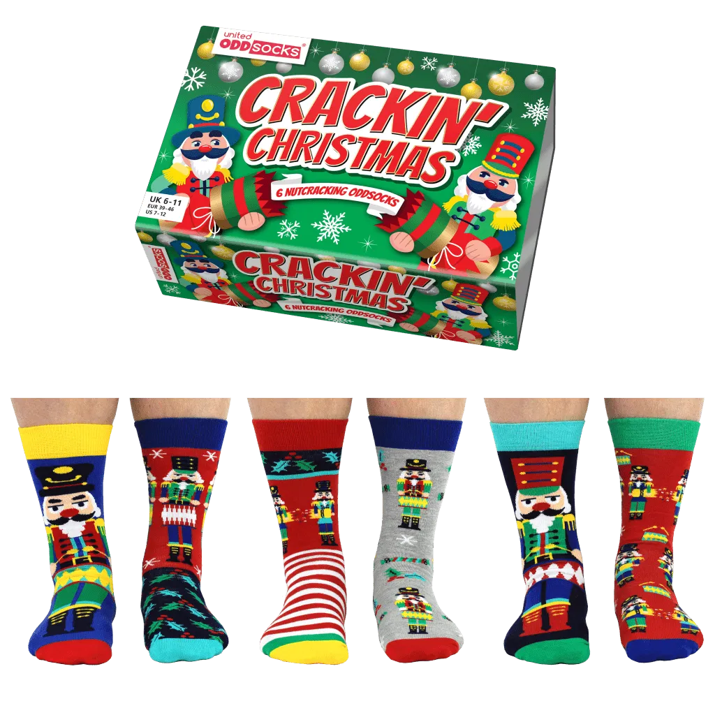 Crackin' Christmas Nutcracker Men's Socks