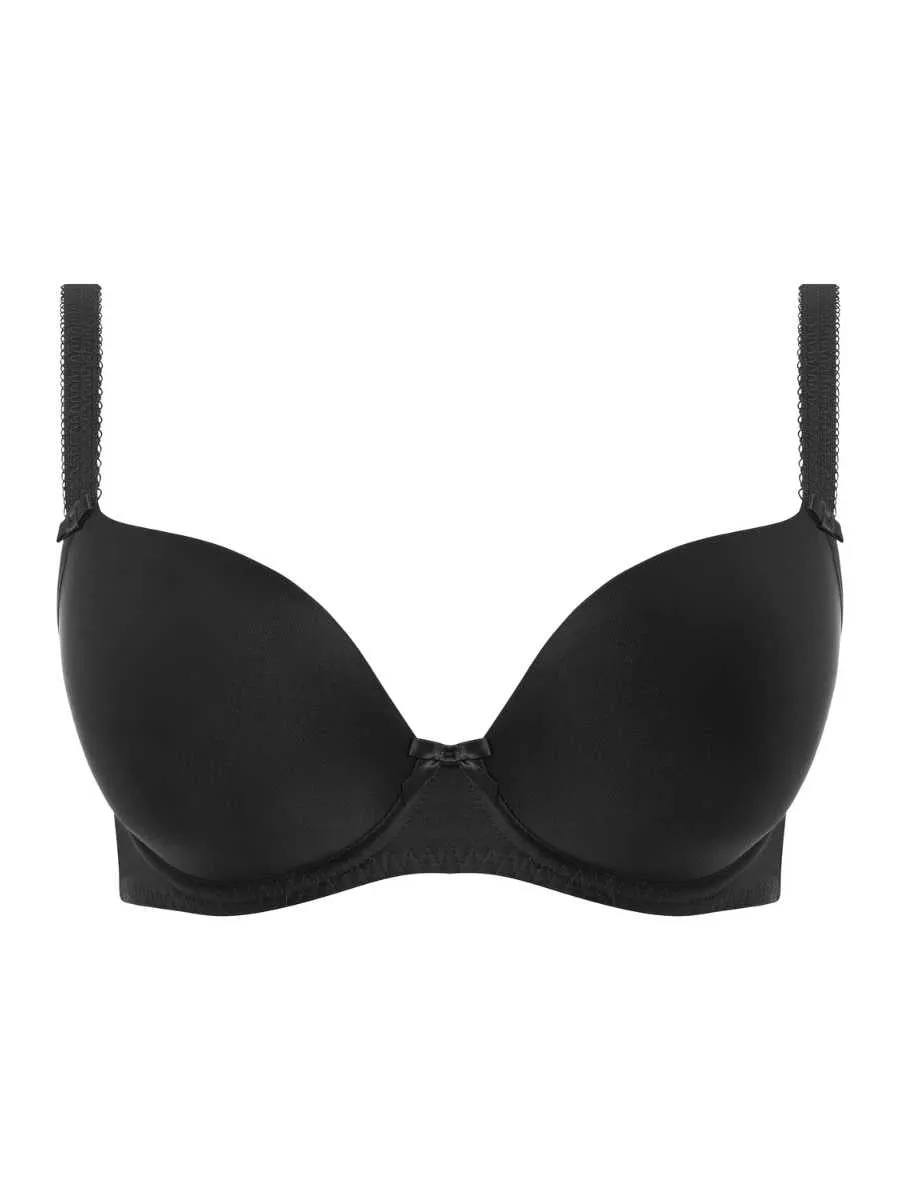 Deco Moulded Seamless T-Shirt Bra - Black