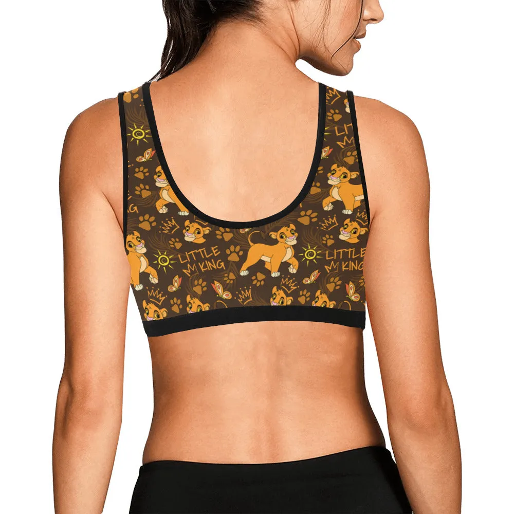 Disney Lion King Little King Women's Sports Bra