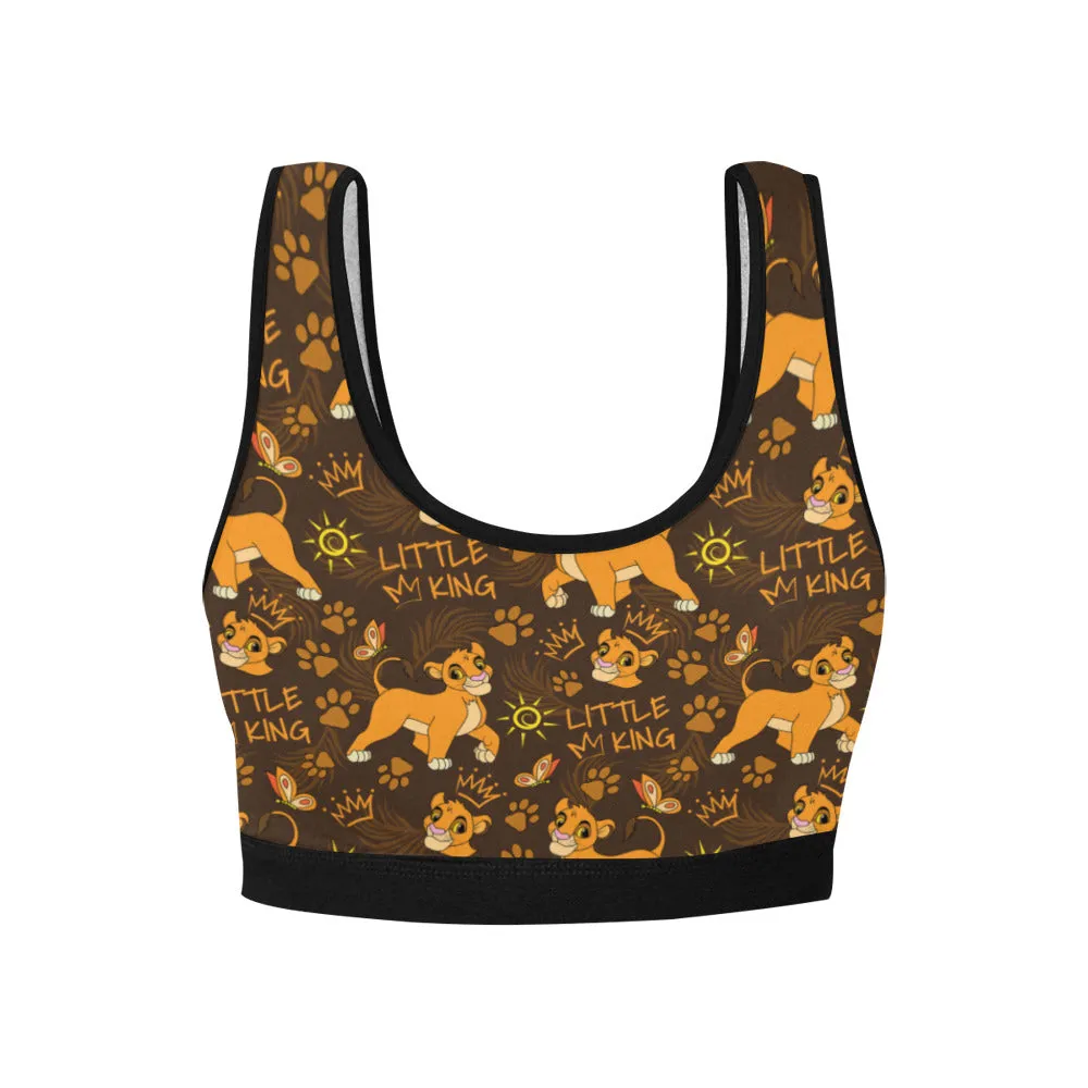 Disney Lion King Little King Women's Sports Bra