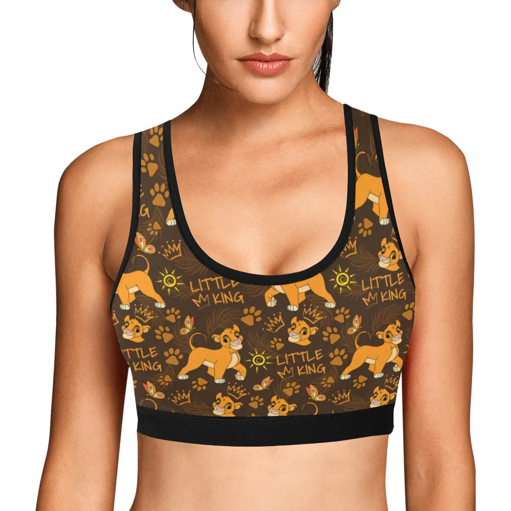 Disney Lion King Little King Women's Sports Bra