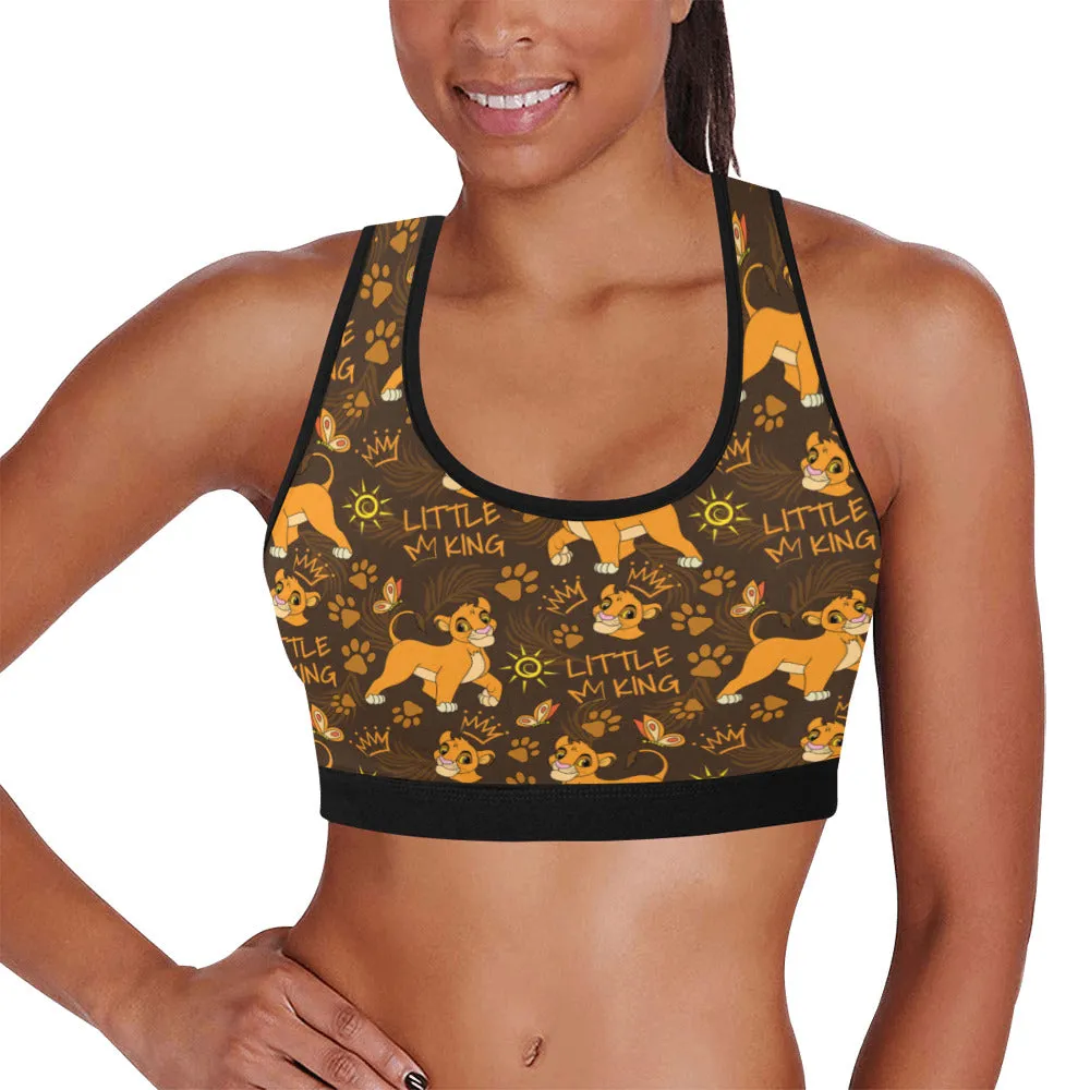 Disney Lion King Little King Women's Sports Bra