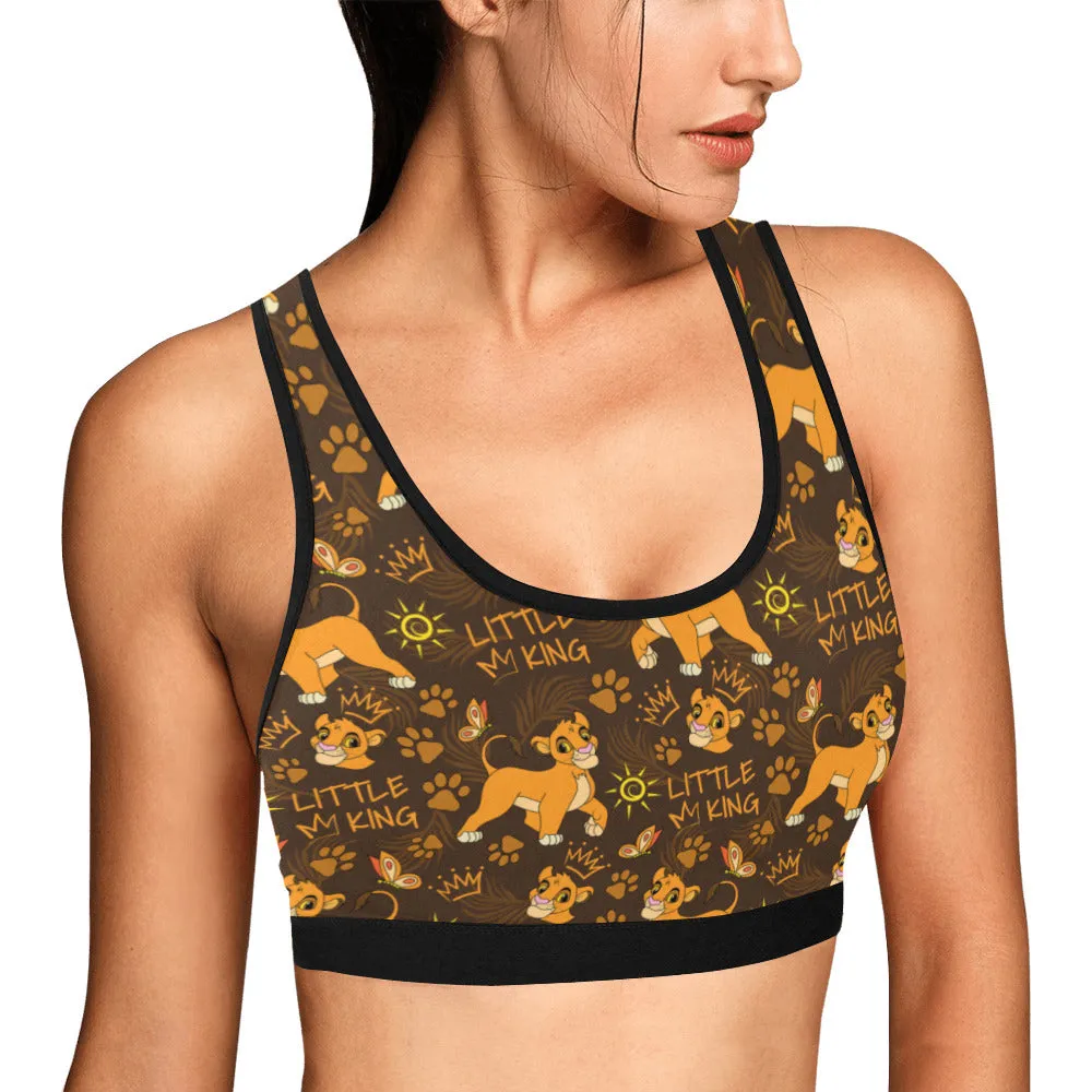 Disney Lion King Little King Women's Sports Bra