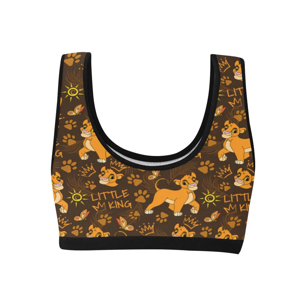 Disney Lion King Little King Women's Sports Bra