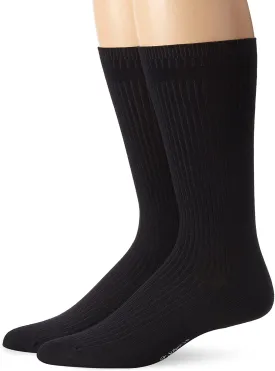 Dr. Scholl's Men's American Lifestyle Collection Dress Crew Trouser Socks 2 Pair