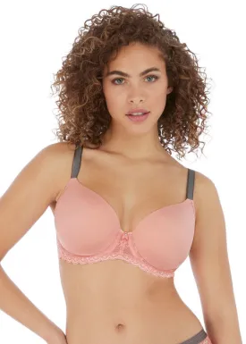 Freya Offbeat Molded Demi T-shirt Bra, Rosehip | Rose T-Shirt Bra | Freya Offbeat T-Shirt Bra