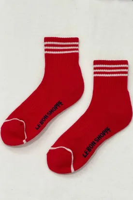 GIRLFRIEND SOCKS SCARLET