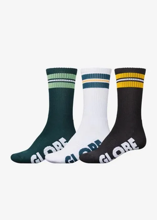 Globe Socks - Off Course Crew Sock (3 Pack)