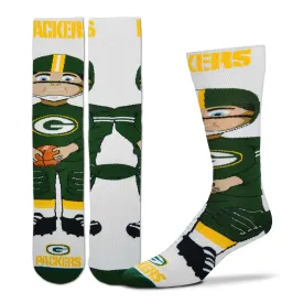 Green Bay Packers Bobblehead Socks