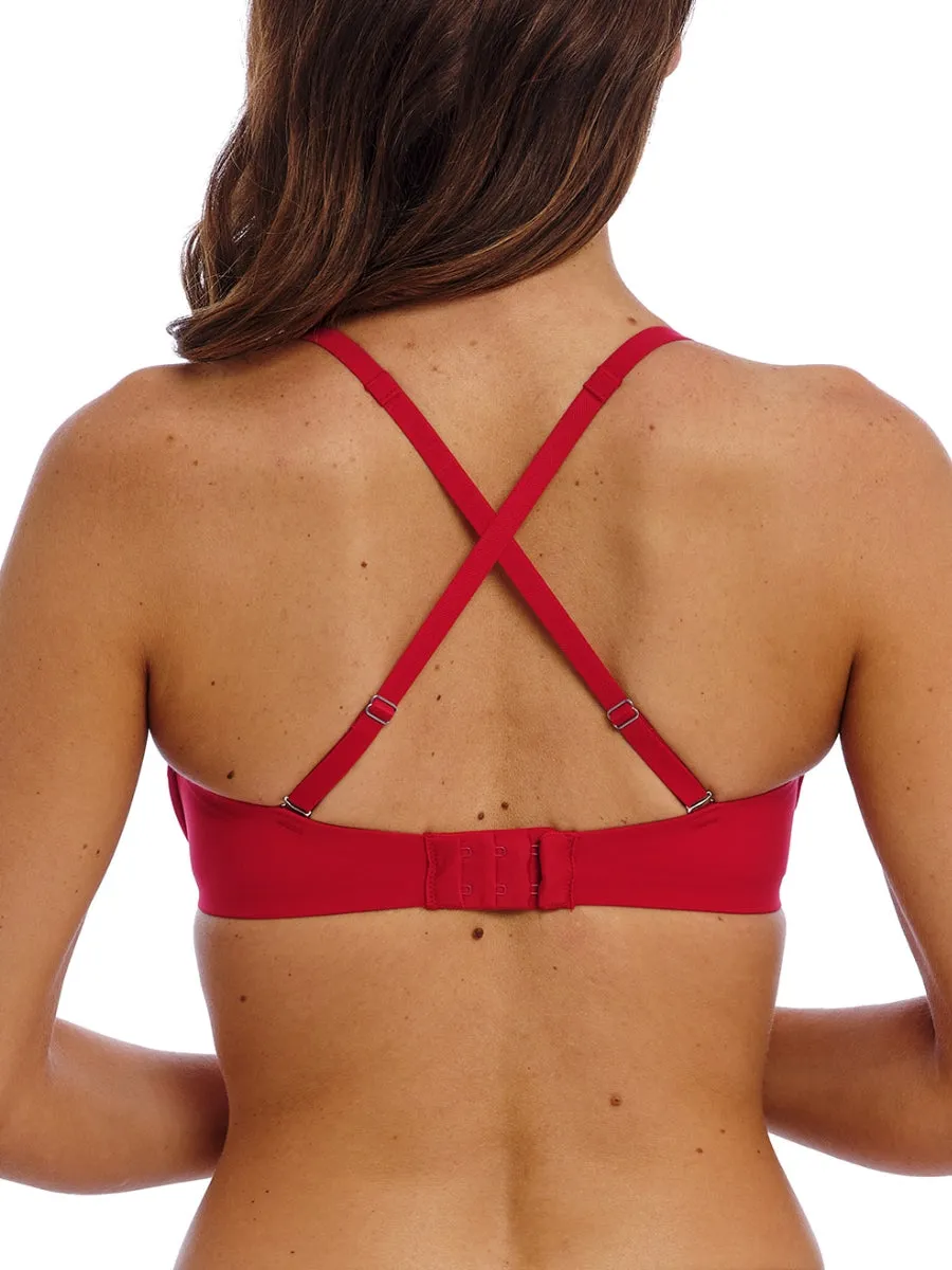 Ines Secret Push Up Bra - Equestrian Red