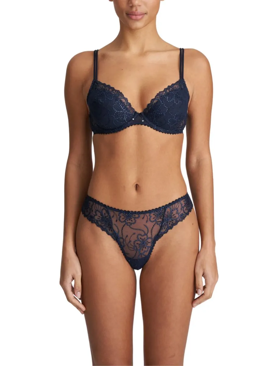 Jane Push Up Bra - Velvet Blue