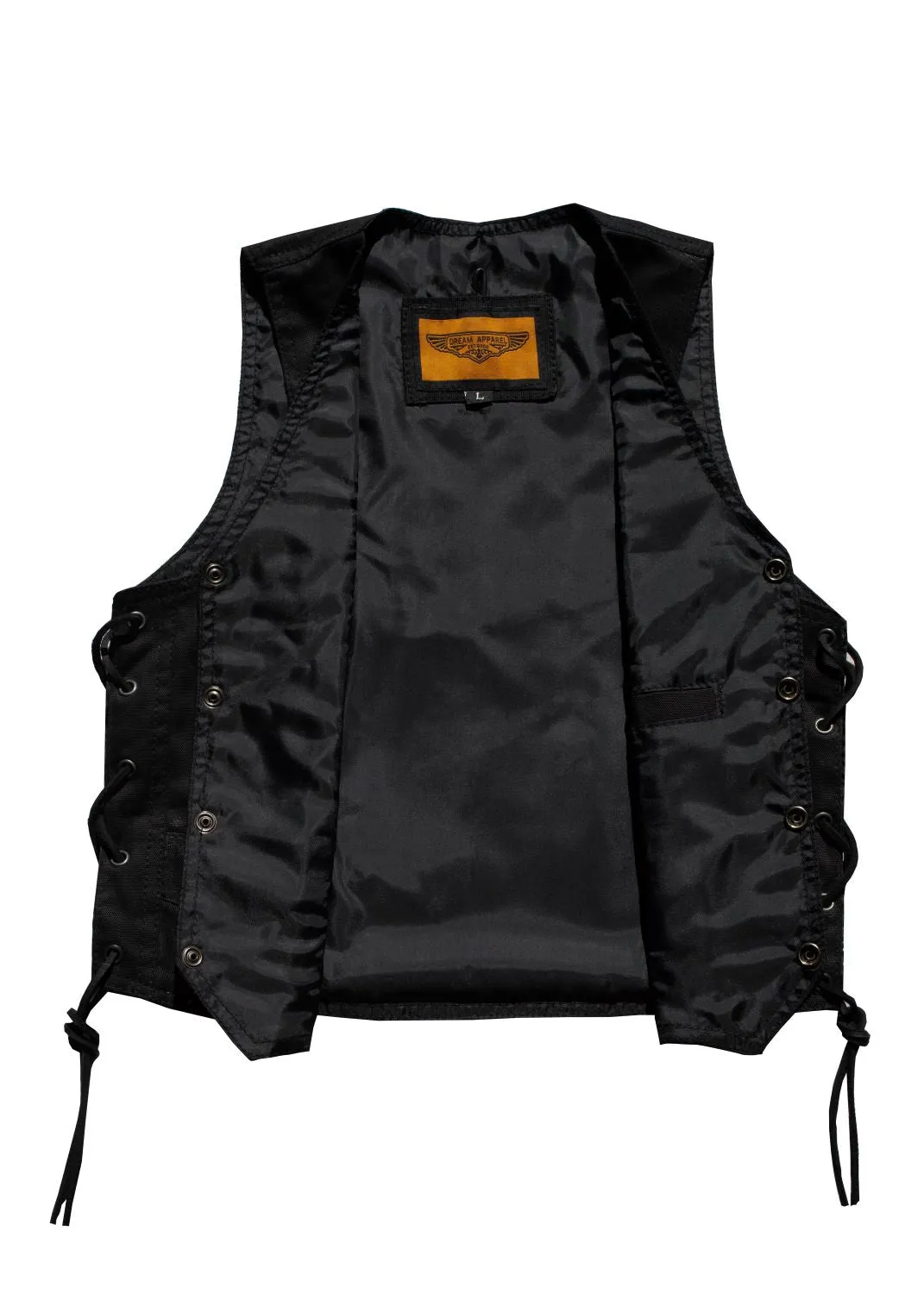 Kid's Black Denim Vest