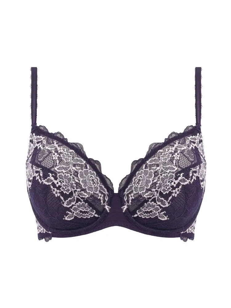 Lace Perfection Average Wire Bra - Evening Blue