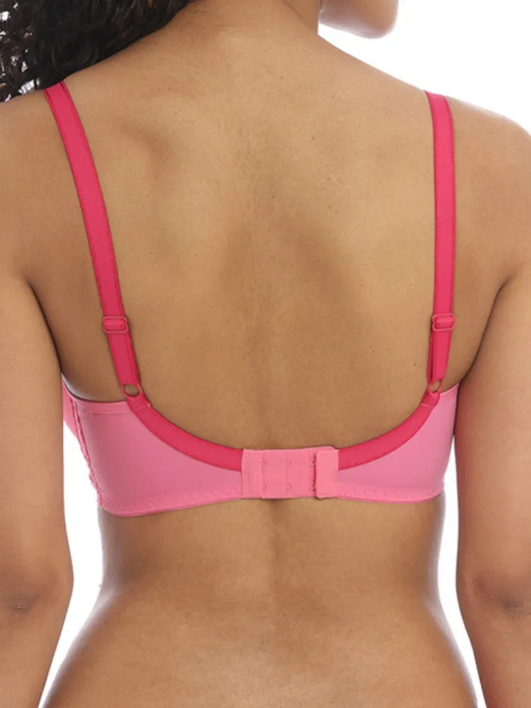 Offbeat Moulded Demi T-Shirt Bra - Pink