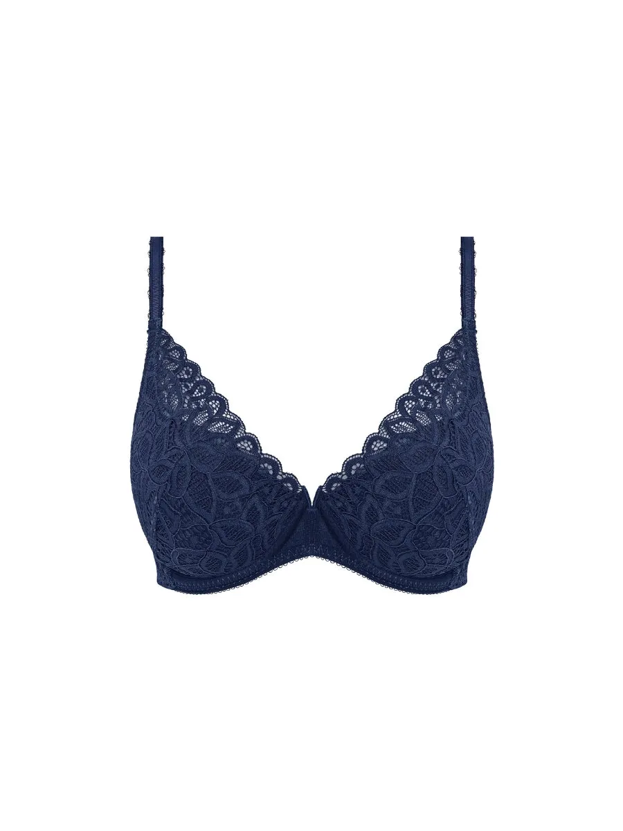 Raffine Plunge Bra - Ink