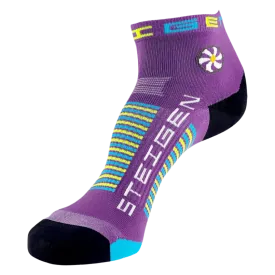 Steigen - Quarter Length Running Socks - Bubblegum Purple