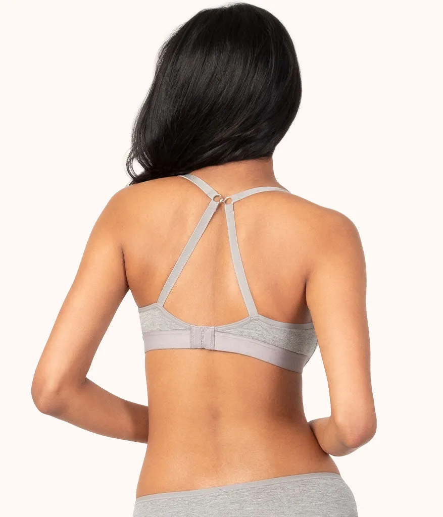 The All-Day No-Wire Push-Up: Heather Gray