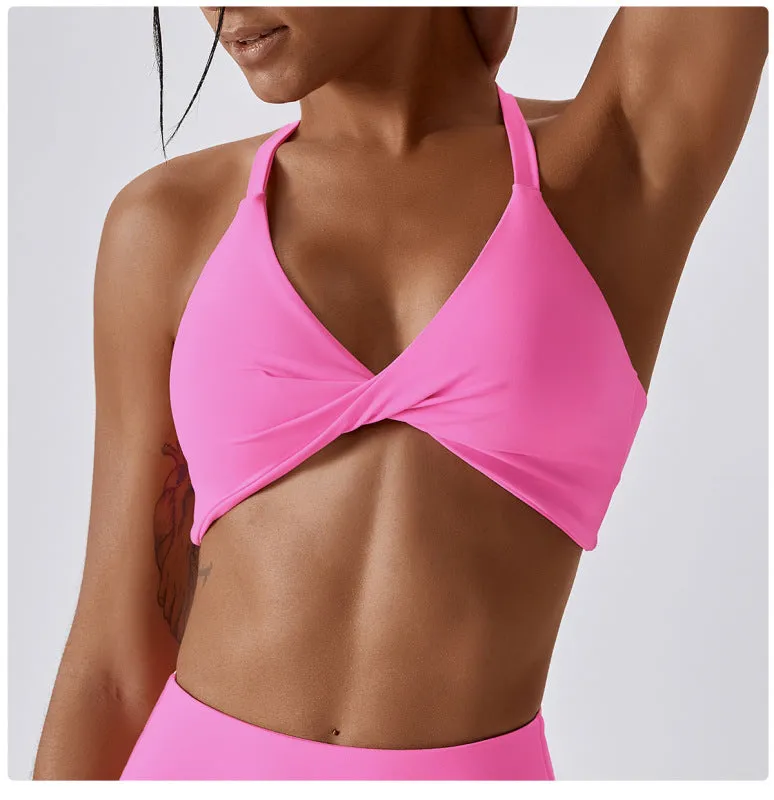 Women's Front Knot Sports Bra