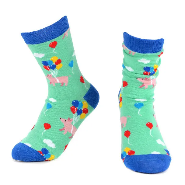 *Women's Pig Novelty Socks