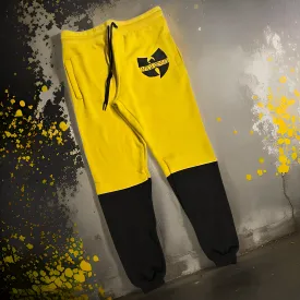 *WU-WINNIPEG* (2 TONE) *CUT & SEW* JOGGER SWEATPANTS (EMBROIDERED LOGO)